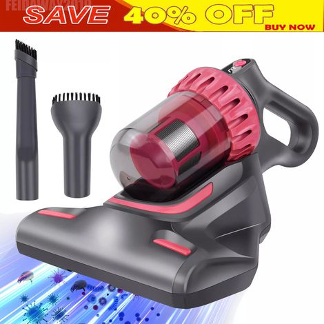 Cordless Handheld Vacuum Cleaner UV Dust Mite Remover Bed Blanket Bed Mattress (1/5)