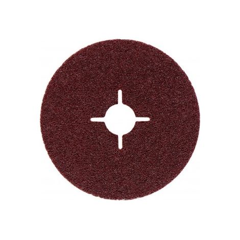 METABO 624123000 - Disco de fibra Corindón normal Metal circular ranurado 180 mm grano 16 (Envase de 25 Ud)