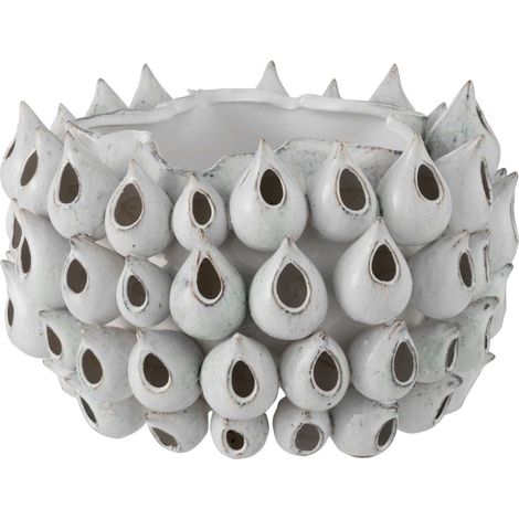 Cache-pot Lyons en Argile - Gris, bleu (1/2)