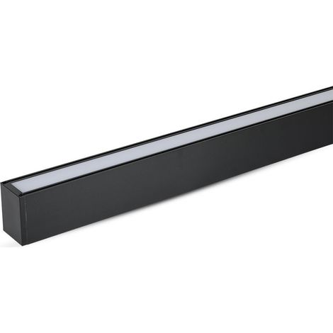 Lámpara de techo LED V-TAC con chip Samsung de 40 W, lineal, color negro, blanco frío