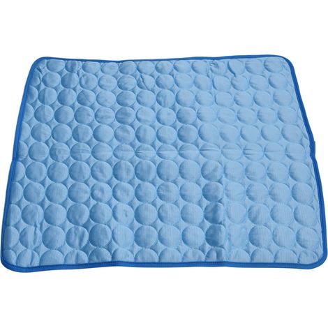 Pet Cooling Mat Breathable Soft Summer Dog Cat Sleeping Pad for Kennel Sofa Bed FloorBlue XL