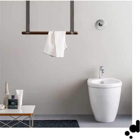 EVER GAMBOL BARRA PORTA SALVIETTE A SOFFITTO FAGGIO NATURALE TINTO WENGE' codice prod: EVGABW (1/2)