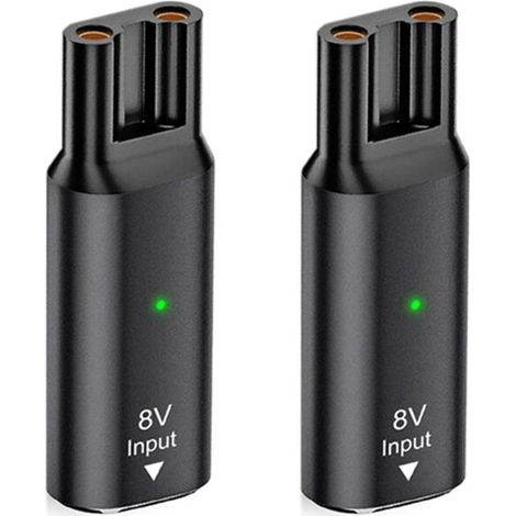 Adaptateur de Chargeur de Rasoir 8V HQ850 Type-C Convertisseur de Charge pour Tondeuse à Barbe électrique pour One Blade QP2530 QP2630 B