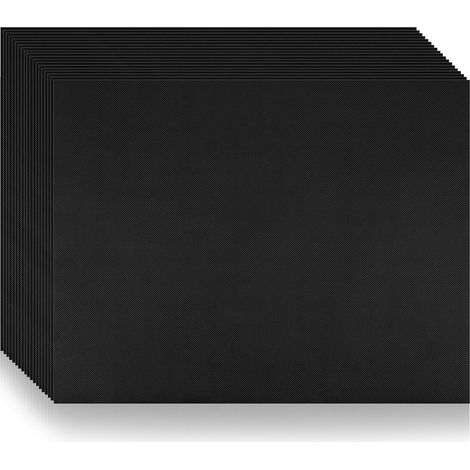 50 Pièces Tapis de Sol en Tissu Non Tissé Noir pour Voiture, Protection Complète de L'intérieur du Véhicule (1/5)