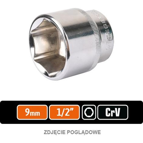Chiave a bussola 1/2" esagono 9 mm / teger (1/2)