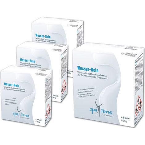 SpaTime Set 4 x Wasser-Rein á 4 x 35 g