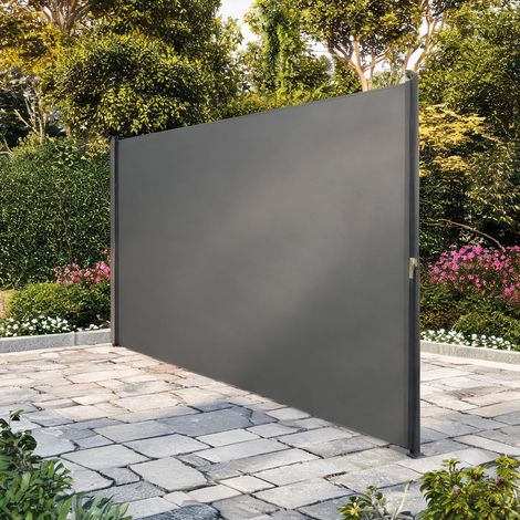 Store banne Store brise-vue rétractable 3 x 1,4 m en polyester (1/5)