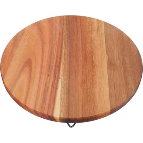Support Bois Rond pour Plantes Piédestal Décoratif Polyvalent pour Pots Présentoir Naturel pour Intérieur et Extérieur Base Bois Élégante pour Jardinières Aquarium Bougies et Décor (1/5)