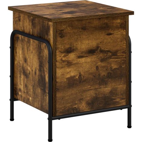 Aufbewahrungsbox Räuchereiche 80 x 40 x 49,5 cm Holzwerkstoff vidaXL (1/5)