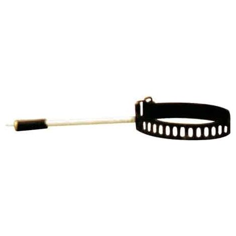 FASCETTA REGGITUBO PER STUFA Ø 80-140 mm - colore nero