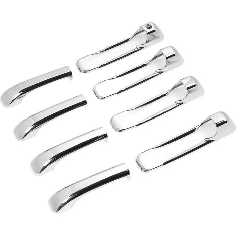 Maniglie per porte cromate in ABS per Dodge Ram 1500 2500 3500 2009-2018, kit da 8 pezzi lucido alta qualità (1/5)