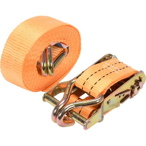 Gepäckspanngurt mit Ratsche 1000/2000 daN 38 mm 4 m, 2-teilig