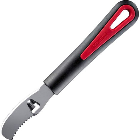 Westmark Sbuccia arancia con incisore, Lunghezza: 19 cm, Acciaio inox/Plastica, Gallant, Nero/Rosso, 29342270 (1/4)