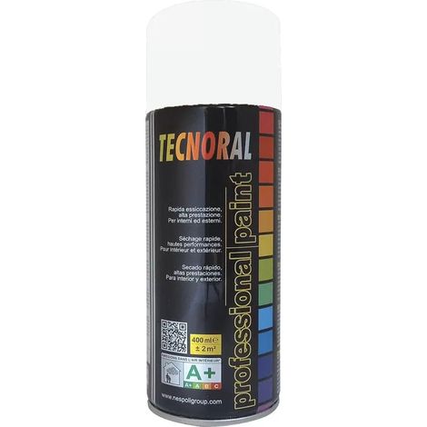Bombe de peinture TECNORAL (Nespoli) Blanc neige 0,4 L (1/2)