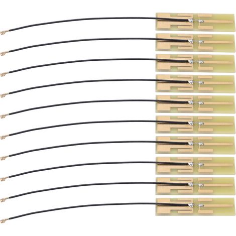 10 Stück interne Antennen 2,4 GHz/5 GHz/5,8 GHz 8 dBi Dualband-WLAN-Antenne mit hoher Verstärkung und Signalstabilisierung (1/5)