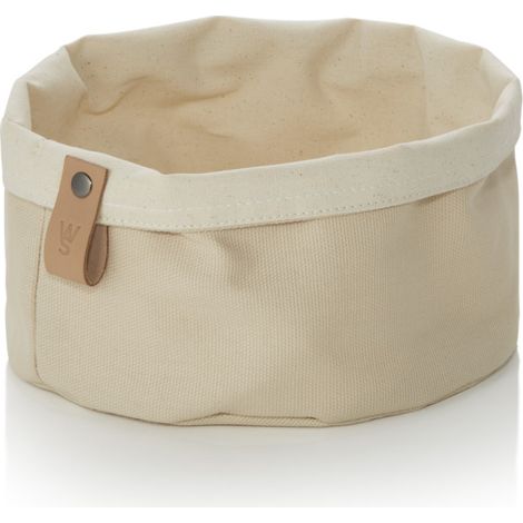 Sac à pain Ø 20 cm H 12 cm crème toile FLIP COTTON - Was Germany (1/2)