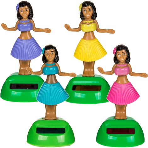 Figurine solaire dansante  Hula Girl  Modèle aléatoire