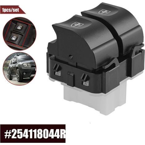 Interrupteur De Vitre Avant Compatible Renault Clio IV 2013-2017 - Léger Et Robuste En ABS - (1/5)