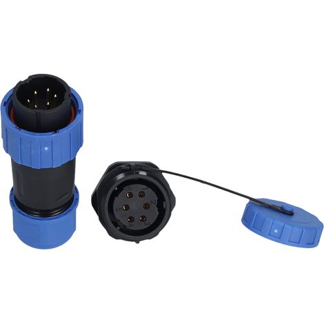 Fiche LP206 IP68 étanche sans soudure écrou arrière connecteur mâle femelle 250V 5A prise aviation (1/5)