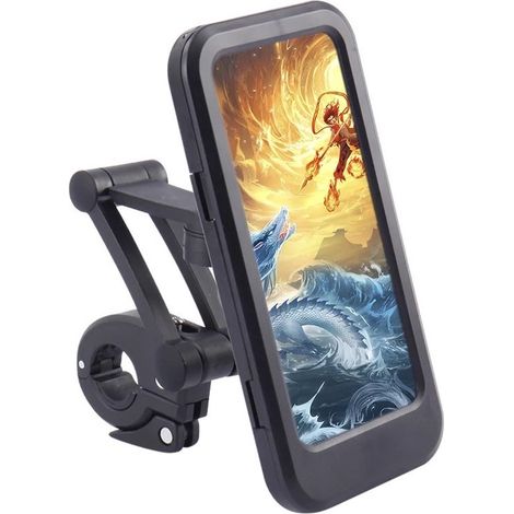Support de téléphone - Étanche et résistant aux éclaboussures - Convient aux motos, VTT, poussettes et vélos (1/3)