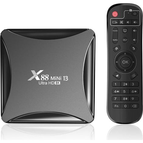X88 Mini 13 TV RK3528 2GB/16GB Android 13 Negro - Android TV (1/4)