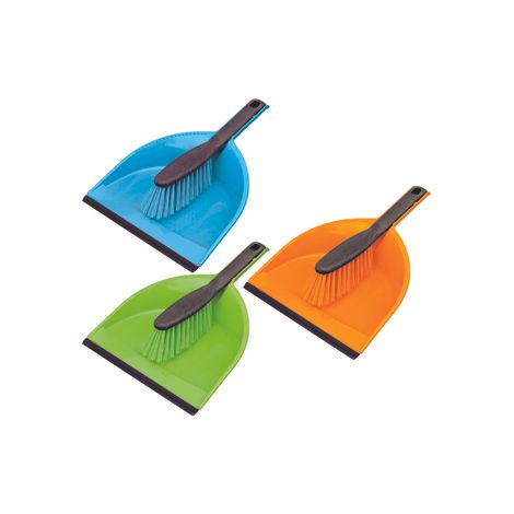 Spazzola + paletta con gomma CLIP AZUR