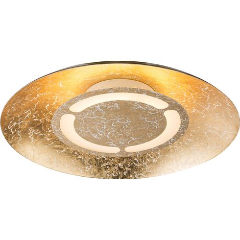 Globo - deckenleuchte - Tabea - gold - metall - Ø 35cm - LED - (1/2)