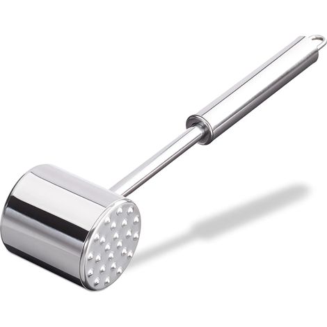 Batticarne in acciaio inox, batticarne per bistecche da cucina, batticarne per costolette di maiale - martello per tritare la carne (1/5)