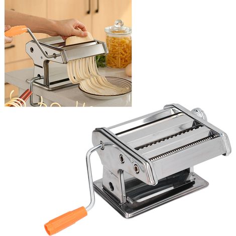 Presse à nouilles manuelle, petite presse multifonctionnelle domestique pour pâtes à nouilles et raviolis, machine à pétrir la pâte à l'ancienne, presse à nouilles intégrée de 150 tonnes, poids excess (1/5)