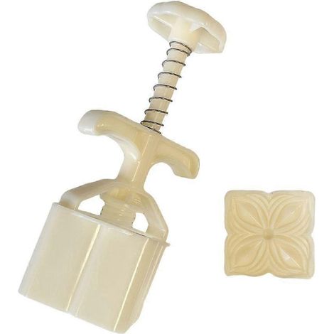 Emporte-pièces carrés en forme de fleur pour biscuits, outil pour gâteaux de lune et pâtisseries de la Fête de la Mi-Automne (1/4)