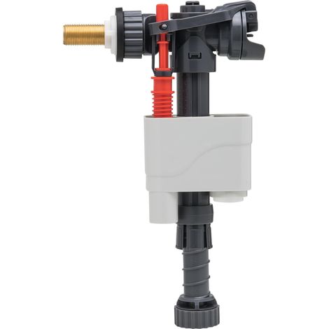 Chasse d'eau wc robinet flotteur à alimentation latérale et basse Doblo, Wirquin 10723731, gris