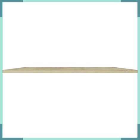 Panneau de bibliothèque - 805304 - Chêne sonoma - 80 x 20 x 1,5 cm - Aggloméré (1/4)