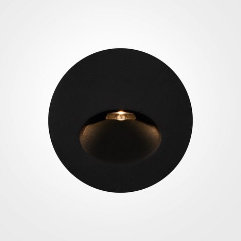 Segnapasso Moderno Per Esterno Alluminio Nero Luce Led 3W Ip54 (1/5)
