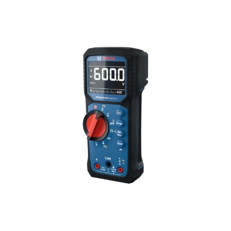 Bosch Professional GDM 600-15 Multímetro Digital (hasta 600V y corriente de hasta 10A, IP 67 ,Estuche , 2x 1,5 V)