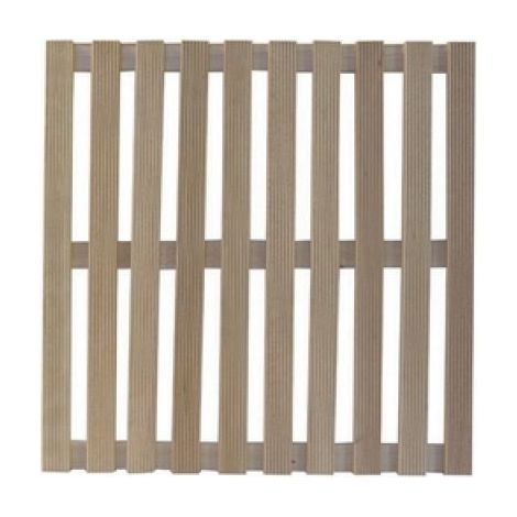 PEDANA DOCCIA IN LEGNO QUADRATA cm 57 x 57