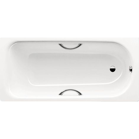 Kaldewei Badewanne Saniform Plus Star rechteckig 410x700x1600mm 93l Alpinweiß m. Vollantislip, GL, ÜL, o. PEFF (1/4)
