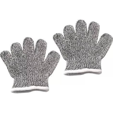 Gants résistants aux coupures, Gants résistants aux coupures Protection de niveau 5 Gants résistants aux coupures de sécurité de qualité alimentaire haute performance for enfants Gants s'appliquent à (1/5)