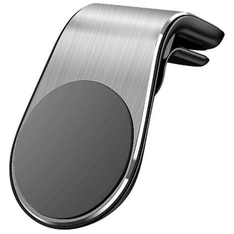Soporte magnético universal para teléfono de coche, soporte con clip en forma de L para rejilla de ventilación, soporte magnético para teléfono GPS, accesorios para coche (1/5)