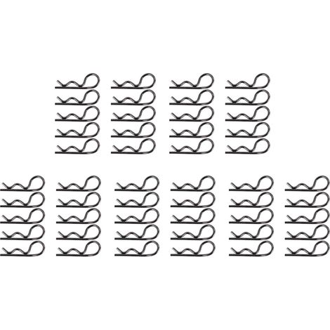 50 Pièces Séries Verrouillage à Ressort EA1043 pour JLB Racing Cheetah 11101 21101 J3 Vitesse 1/10 RC Accessoires de Pièces de Voiture (1/5)