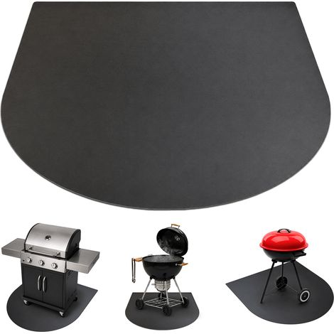 Unterlage für Grill Hitzeschild Boden Feuerschale Funkenschutzplatte MetallBodenschutzplatte 80x70cm