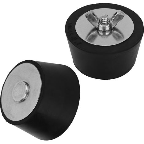 2 Pièces Bouchons en Caoutchouc Anti-Gel pour Piscine Hivernage 51mm (1/5)