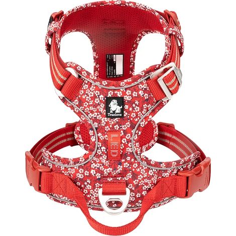 Ha harness, verstellbare Passform, strapazierfähiges Material, Mohnrot, L-a (1/2)