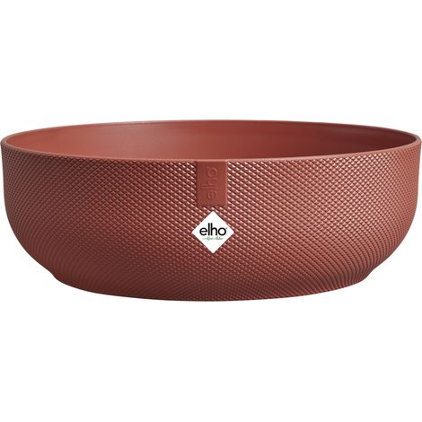 Elho Jazz Bowl 28 - Rouge - L 28 x B 27.5 x H 9 cm - intérieur - 100% recyclé (1/3)