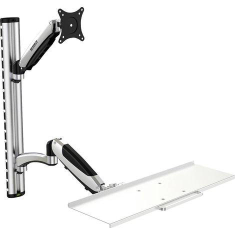 Support mural pour écran SpeaKa Professional SP-MM-730 43,2 cm (17) - 68,6 cm (27) réglable en hauteur, inclinable, m (1/7)