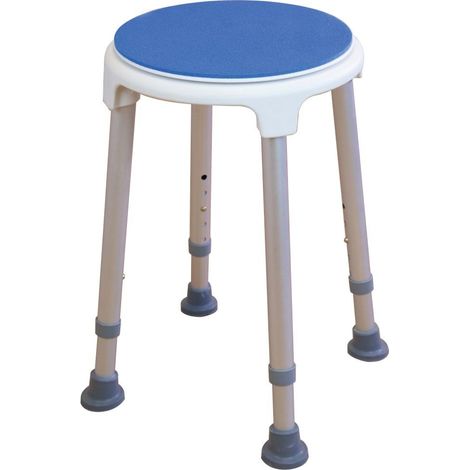 NRS Healthcare Sgabello da Doccia con Deduta Girevole (1/4)
