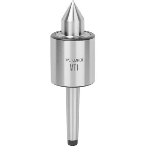 Centro dinámico MT1 de triple rodamiento para torneado de metal, centro dinámico MT1, acero de aleación dura, para trabajos de torneado CNC de alta velocidad, capacidad de.