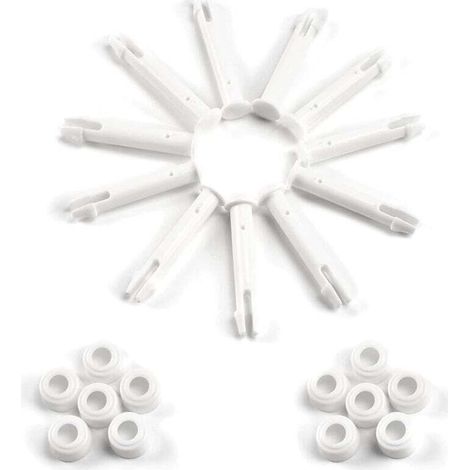12 Pièces Goupille en Plastique,Pièces Détachées Piscine Intex,Goupille en Plastique Piscine,pour la Plupart des Piscines à Cadre - Piscine Rectangulaire/Ronde (6cm)