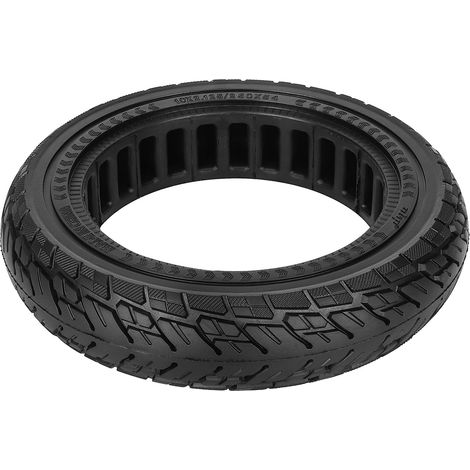 Black all-terrain solid tires ULIP102.125/25054, size 9, F20/F25/F30/F40, run-flat solid tires. (1/5)