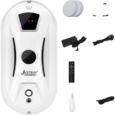 Robot aspirador de ventanas, detección automática, control remoto, limpiador de ventanas B, UE, enchufe UE 220V-240V (1/2)