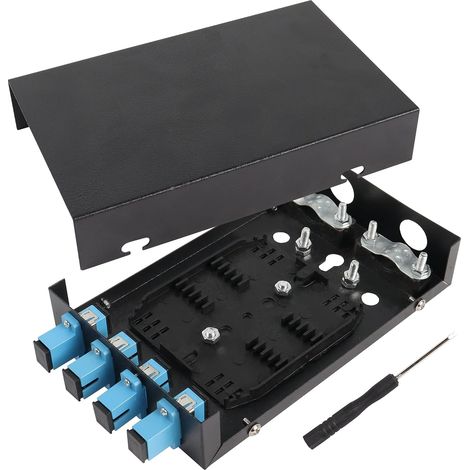 4 Port Fiber Optic Junction Box, Compact Size, Burr Free, Fiber Optic Junction Box (1/5)